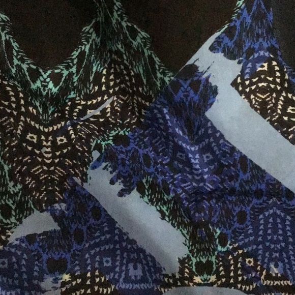 NWT Missoni $280 Printed Silk Scarf Blue - Picture 5 of 8